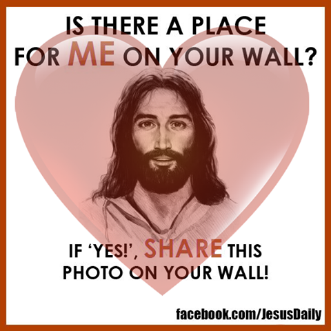 Jesus p&aring; FB