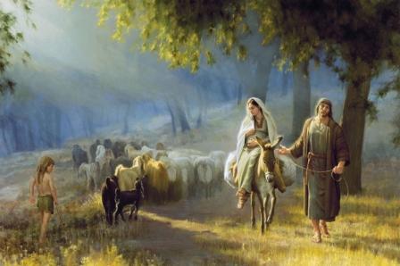 Josef og Maria til Betlehem