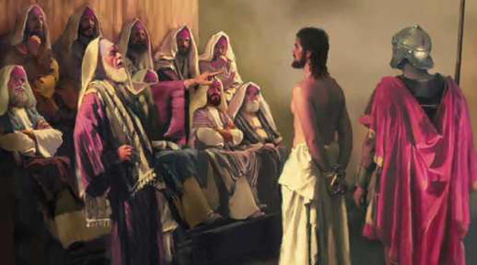 Kaifas-anklager-Jesus