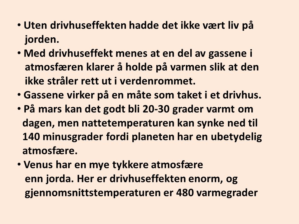 Drivhuseffekt