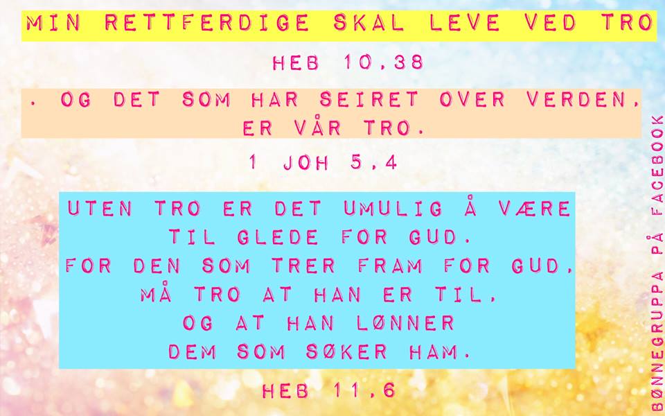 Leve ved tro
