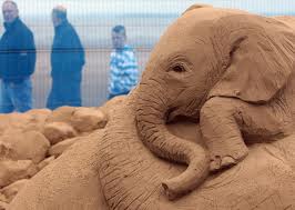 elefant av sand